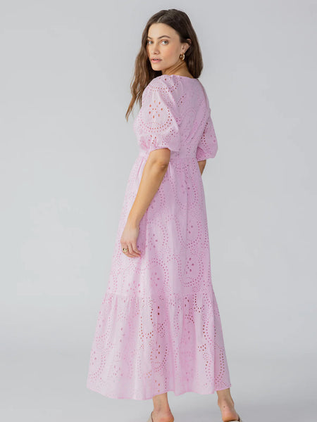 Maxi Eyelet Dress-Pink No. 3