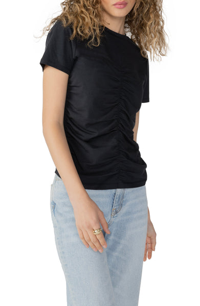Hold Onto You Knit Top-Black