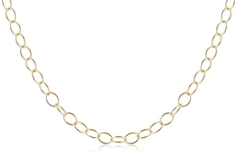 17" Choker Enchant Chain Necklace-Gold