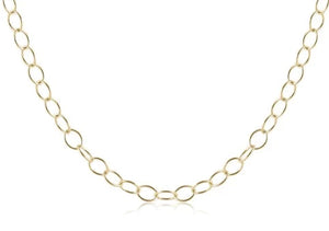 17" Choker Enchant Chain Necklace-Gold