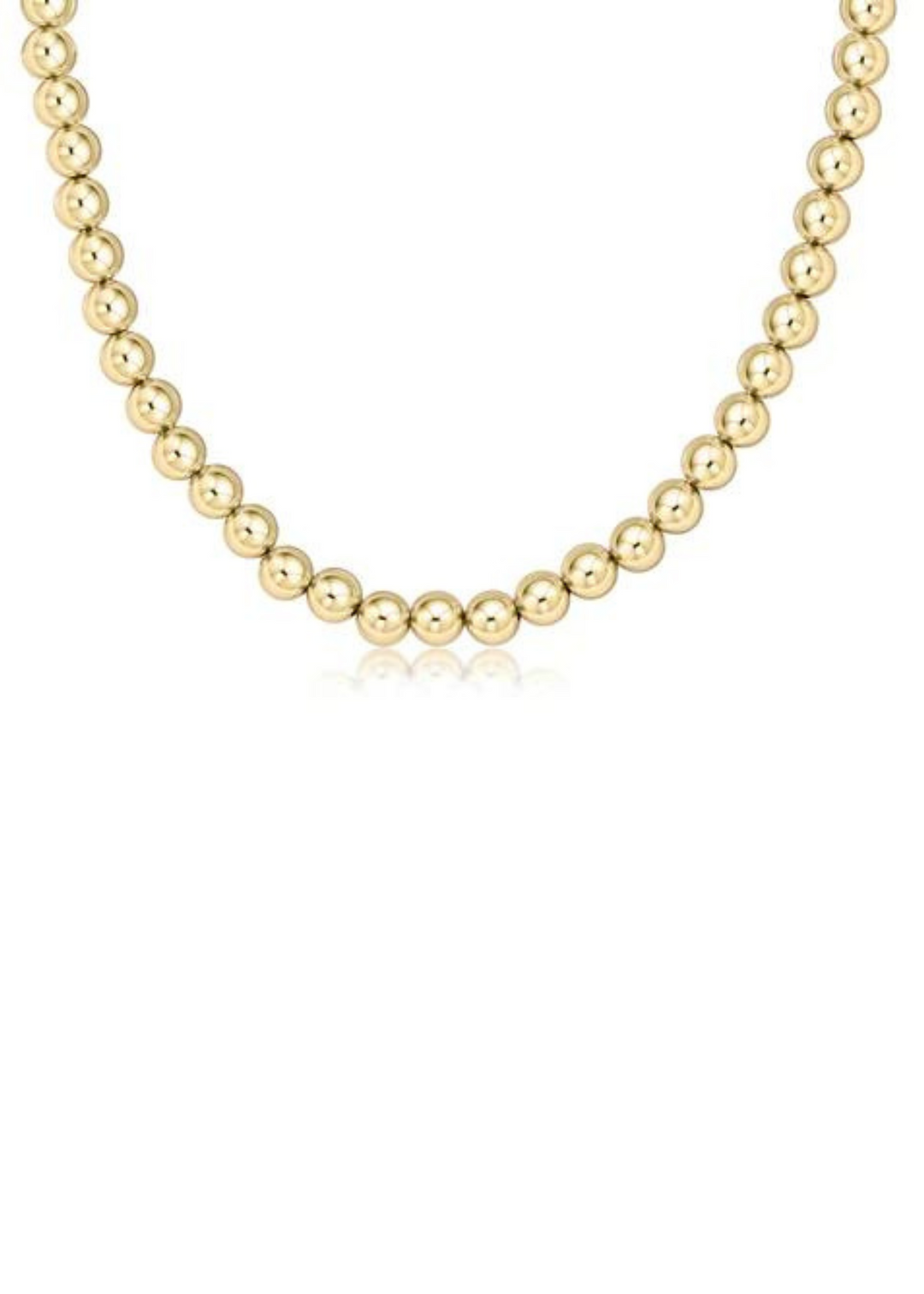 enewton Designs 15" Choker Classic Gold 8mm Bead Necklace